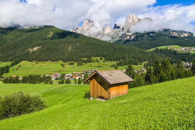 Panorama de la vallée de Fassa