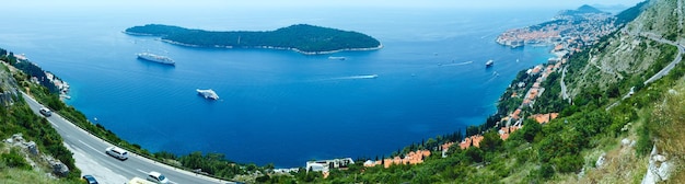 Panorama de la vieille ville de Dubrovnik Croatie