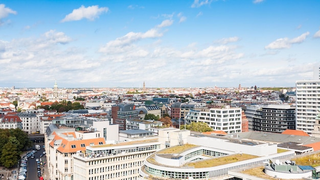 Panorama de la ville de Berlin en septembre