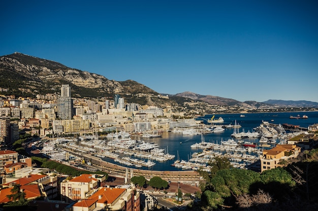 Panorama de la ville de Monte Carlo