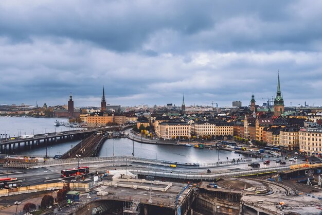 Panorama de la ville de Stockholm