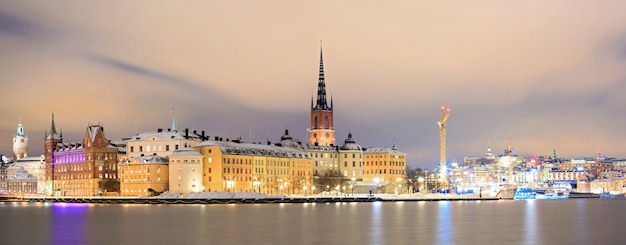 Panorama de la ville de Stockholm