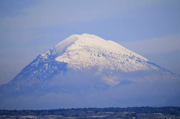 Panoramique de la sierra de la sagra de huescar grenade