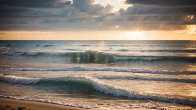 Épanouissez-vous sur la plage en tant que belle reine naturelle à la quatrième propriété d'été générée par l'IA