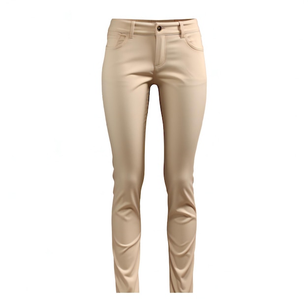 Pantalon femme isolé sur fond blanc