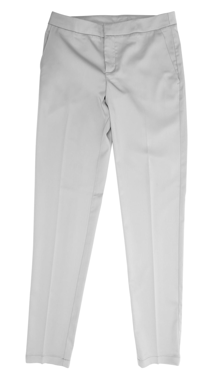 Photo pantalon gris isolé sur blanc