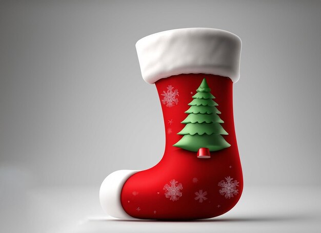 Photo le pantalon de noël en 3d