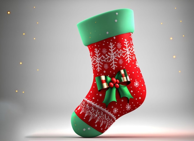 Photo le pantalon de noël en 3d