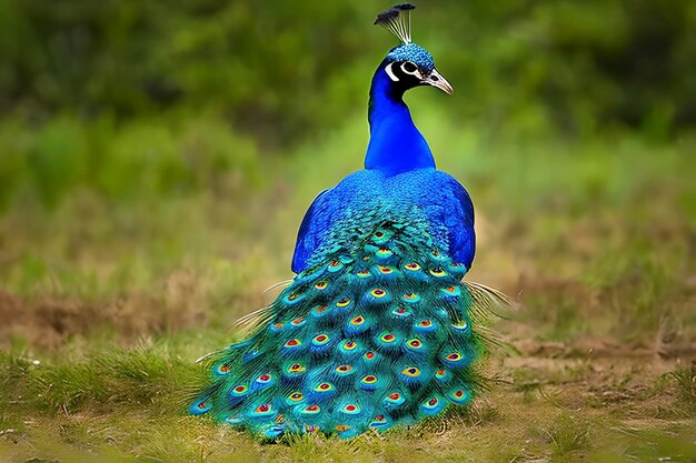 Le paon est un symbole de beauté