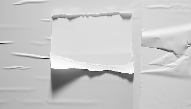 Photo papier blanc déchiré fond déchiré