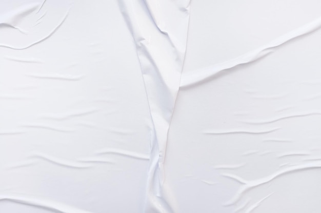 Papier blanc texture froissée et fond d'affiche en papier froissé Arrière-plans de texture de papier froissé humide à diverses fins Affiches réalistes Fond de texture de papier froissé