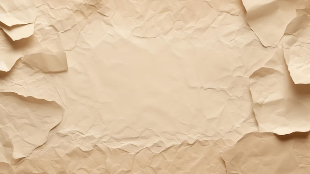 Un papier brun avec un fond blanc et le mot papier dessus