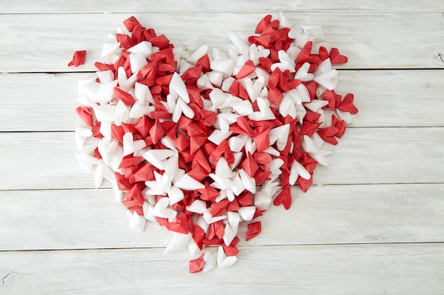 Papier coeurs de fond Saint Valentin