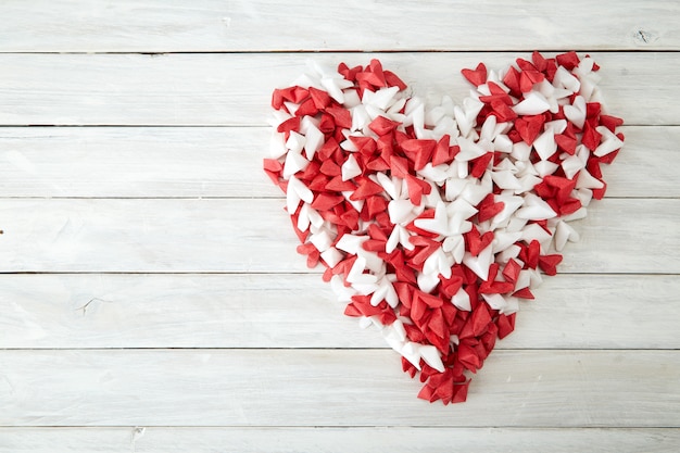 Papier coeurs de fond Saint Valentin