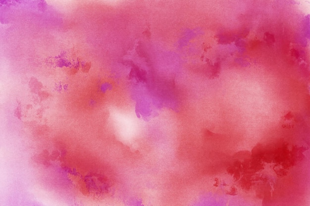 Papier de fond de texture aquarelle rouge et rose