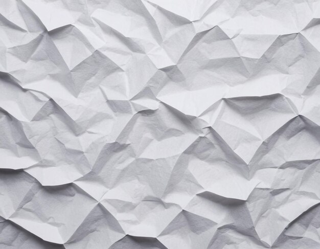 Papier froissé blanc texturé