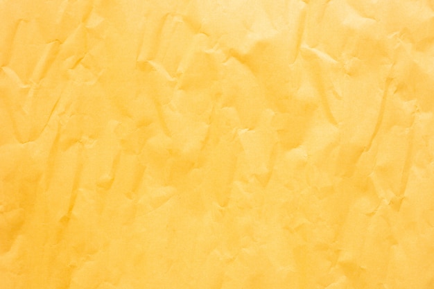 Papier froissé jaune doré