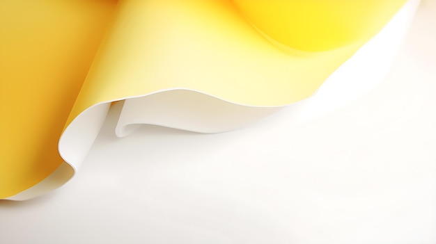 Un papier jaune avec un fond blanc et un papier jaune qui dit 'jaune'