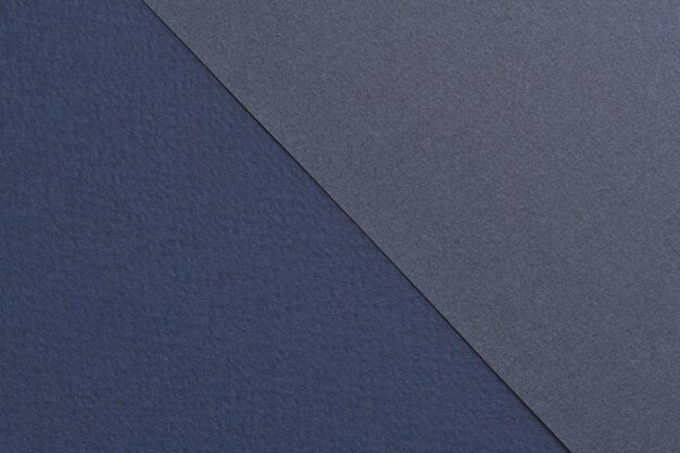 Papier kraft rugueux texture de papier de fond différentes nuances de bleu Maquette avec espace de copie pour textxA