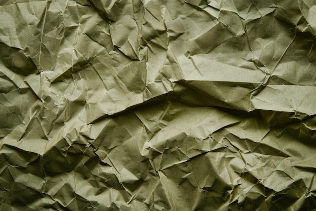 Papier kraft vert olive à haute résolution texture de fond abstraite