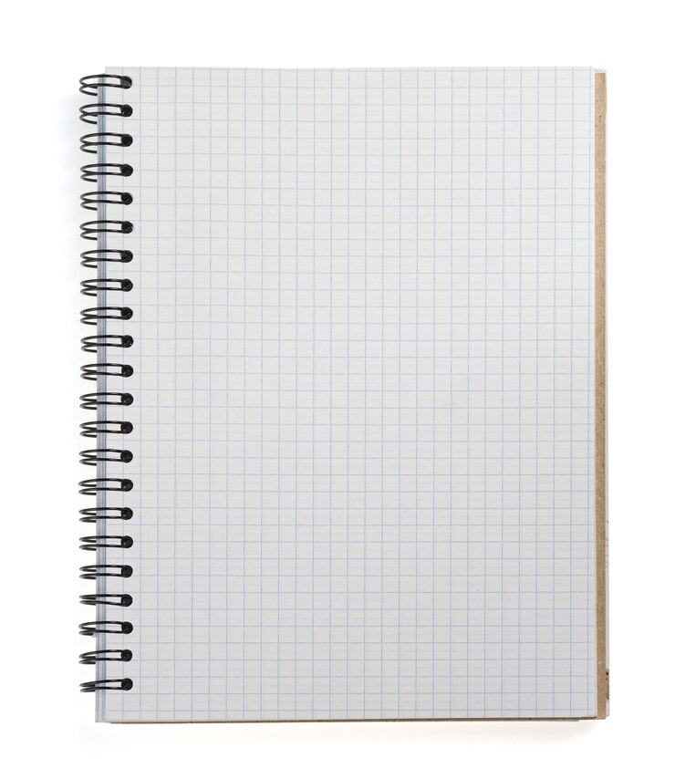 Photo papier à lettres vérifié isolé