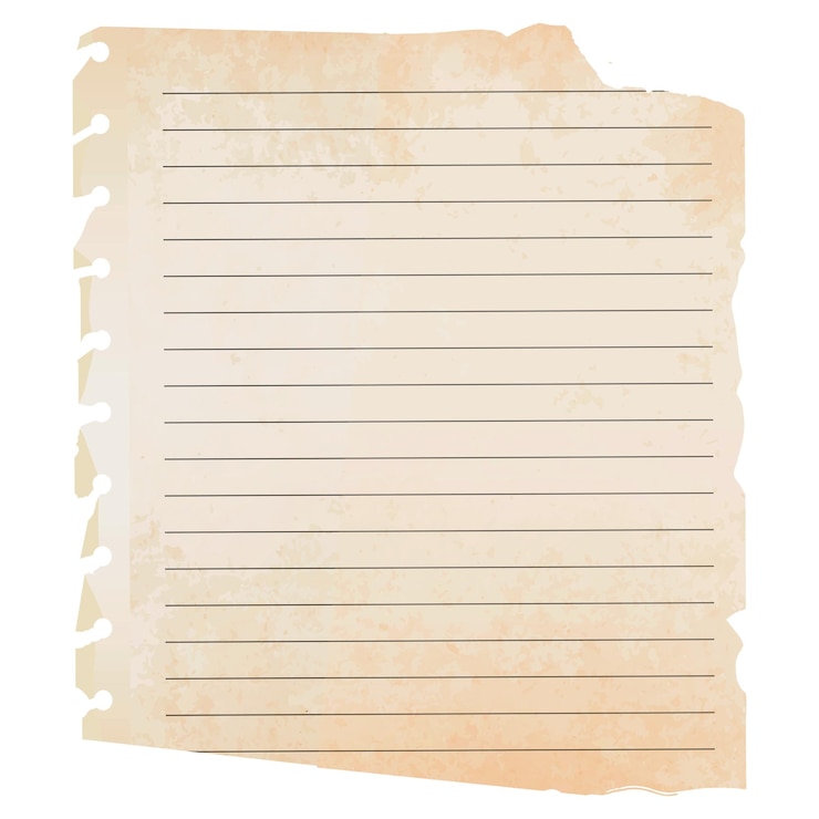 Photo papier de note déchiré autocollant png fond transparent