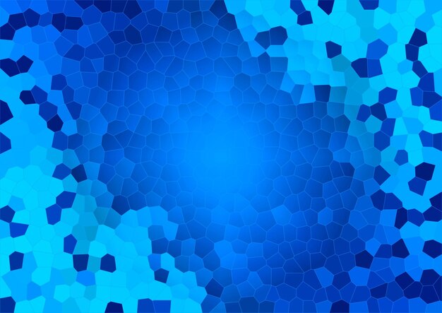 Papier peint abstrait composé de triangles Blue Mosaics