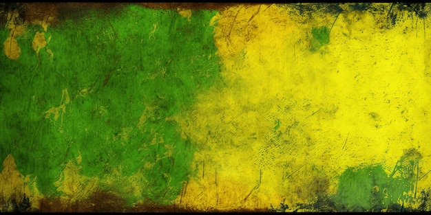 Papier peint abstrait de couleur jaune et vert