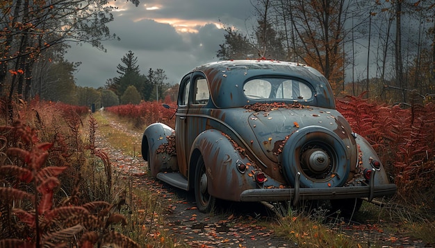 Le papier peint d'une belle voiture