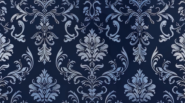 papier peint bleu foncé
