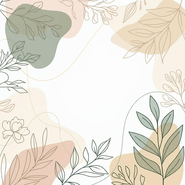 un papier peint avec différentes couleurs et une fleur verte et rose