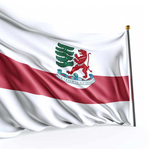 Papier peint avec le drapeau du Piémont-Sardinie sur le dos blanc