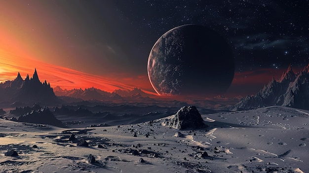 papier peint d'exoplanète