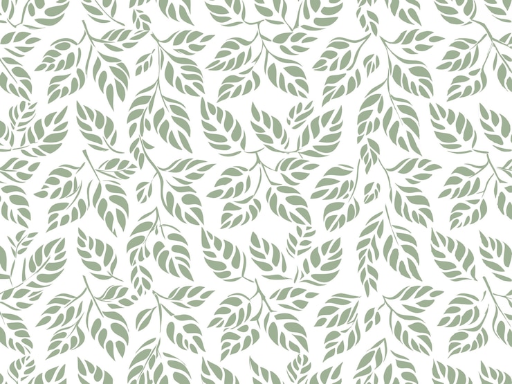 Photo un papier peint avec des feuilles vertes et le mot en vert