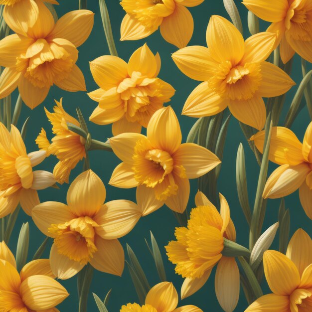 un papier peint de fleurs jaunes avec les mots " printemps " en haut.