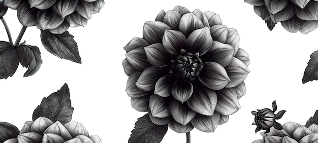 papier peint floral de bureau HD papier peint 8K Image photographique en stock