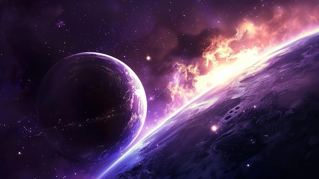 le papier peint galaxy