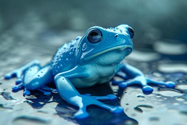 Papier peint à la grenouille d'eau