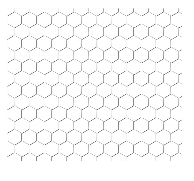 papier peint hexagonal