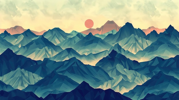 papier peint de montagne
