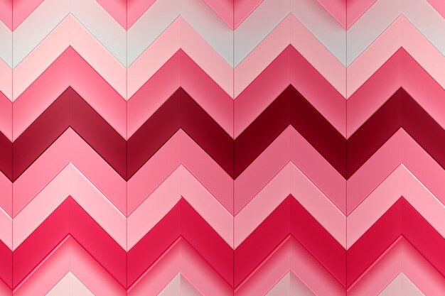 un papier peint à motif chevron rose et rouge