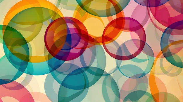 papier peint à motif circulaire