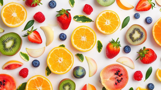 papier peint à motifs de fruits