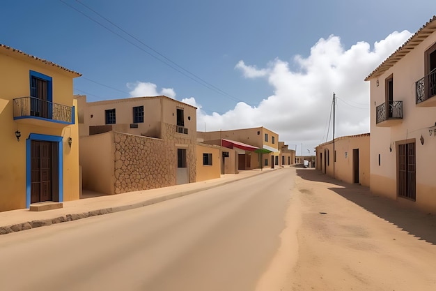 Photo papier peint naturel de la belle maison de scénario ultra réaliste et vue urbaine