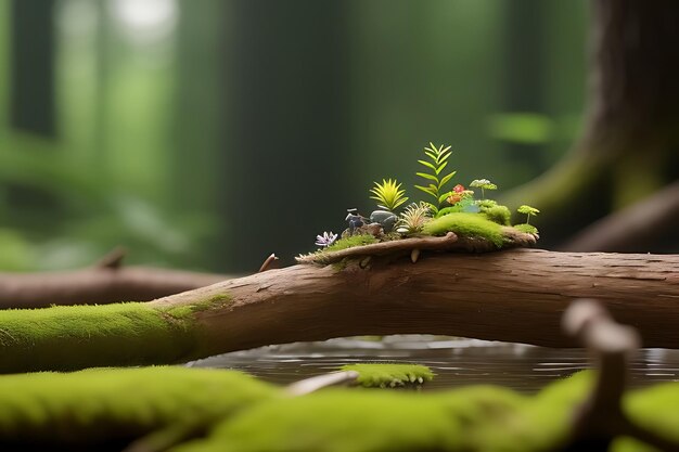 Photo papier peint naturel qui représente la positivité et l'aspect culturel futuriste