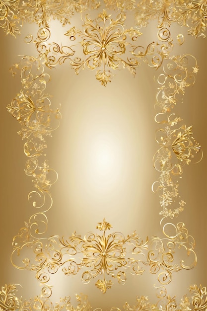 Photo le papier peint de noël luxueux d'or et la bannière de noël lumineuse