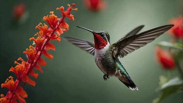 Photo papier peint pour oiseaux bourdonnants