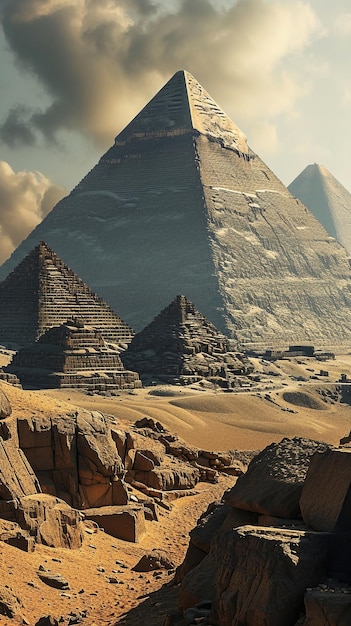 Photo papier peint des pyramides d'égypte haute résolution