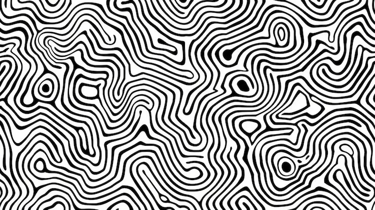 Photo papier peint sans couture à lignes abstraites