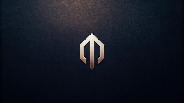 papier peint sombre avec un logo en lettres